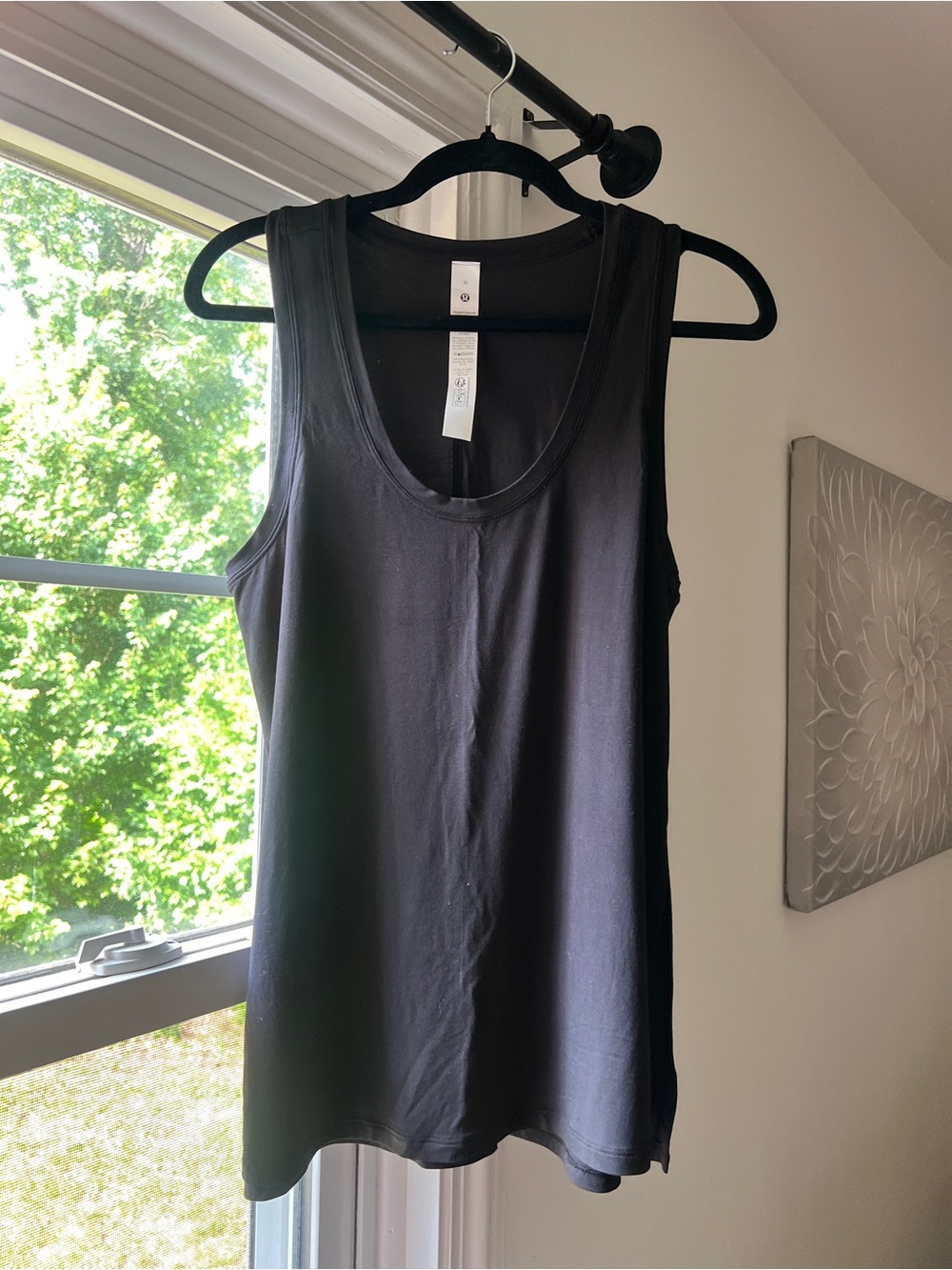 lululemon athletica Black Scoop Neck Women’s Tank
